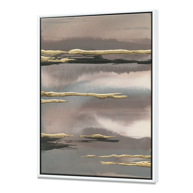 Glamour Matin Brouillard I - Moderne Toile Encadrée Glam