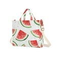 thumbnail image 7 of FORMRS Womens Corduroy Tote Bag Crossbody Shoulder Handbag with Pocket, Red Watermelon, 7 of 7