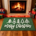 thumbnail image 6 of Non- Washable Merry Bathroom Mat Colorful Modern Carpet for Bathroom Absorbent Fine Fiber Cute Decorative Area Rug, 6 of 7