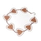 thumbnail image 4 of Cadena de lluvia de metal con función de drenaje, campanilla de viento decorativa en forma de corazón con gancho para balcón, patio y pasillo., 4 of 14
