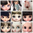 thumbnail image 4 of Export-Exclusive Doll Customization Face Shell for ICY DBS Blythe - Unpainted Sunburned Skin Tone with Screws, Compatible with De Box RBL White/Normal/Black/Mixed Skin, Ideal for 15-35Y Cosplay, 4 of 5