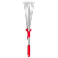 thumbnail image 1 of Stainless Steel Garden rake for Yard Work with Ergonomic Handle Red Color Perfect for Gardening 12.5 inches, 1 of 4