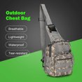 thumbnail image 1 of 600D Oxford Chest Bag EDC Molle Outdoor Hunting Crossbody Sling Fanny Pack (ACU), 1 of 7