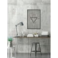 thumbnail image 3 of Silver Triangles Floater Framed Painting Print on Canvas, 3 of 6