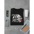 thumbnail image 3 of Krampus Santa Beer Naughty Christmas Men's Tshirt, 3 of 4