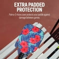 thumbnail image 6 of Palms-O-Aces Durable Padded Canvas New Standard Pickleball Paddle Cover - Pink Hibiscus - 1.75 oz, 6 of 6