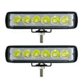 thumbnail image 1 of Yeacher LED Light Bars, 2PCS 6 Inch IP68 Waterproof LED Work Lights 6000K 30W Driving, 1 of 7