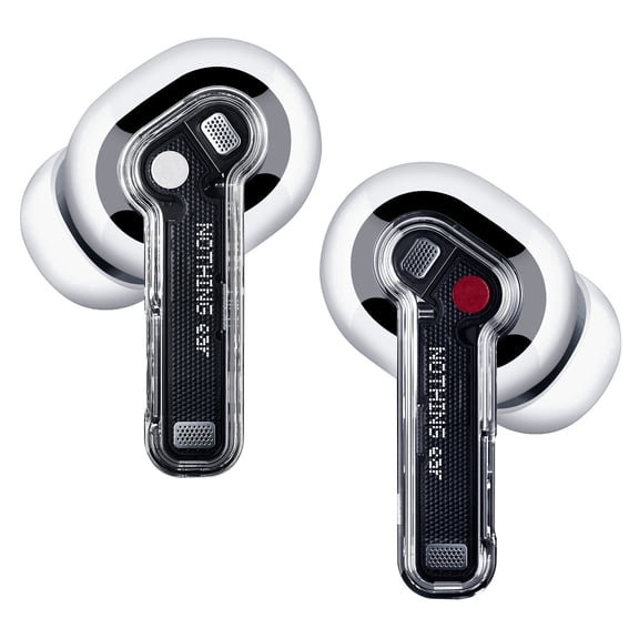 Nothing Ear Wireless Earbuds with ChatGPT Integration, Smart ANC, Hi-Res Audio, 11mm Dynamic Bass Boost, 40.5H Playtime, 6 Mics for Calls, Wireless Charging - (White)
