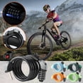 thumbnail image 1 of Jiaeri 5 Digit Resettable Combination Cable Lock,Heavy Duty Steel Lock Cable with Mounting Bracket for Bike,Scooter,Gate,Fence,Locker,Lawn Mower,Sports Equipment,Anti-Theft Security Lock, 1 of 4