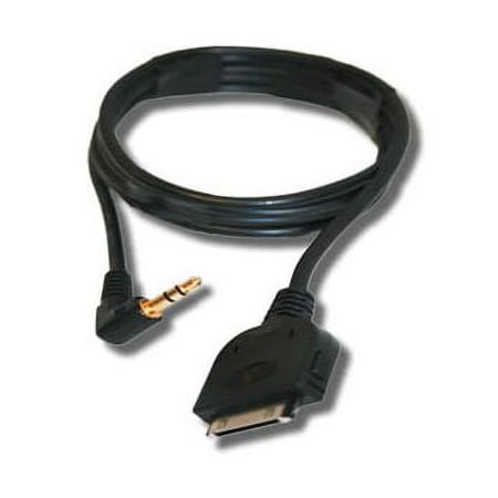 Dock to AUX 3.5mm Audio Cable for iPhone 4 4S 3GS iPod Touch Black 3.9 FT Long