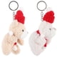 thumbnail image 4 of 2 pcs Xmas Hat Bear Keychain Pendant Keychain Cute Keychain Decorative Keychain Bag Keychains, 4 of 4