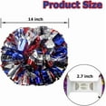thumbnail image 2 of Hooshing 2/6/12PCS Cheerleading Pom Poms with Baton Handle for Team Spirit Sports Dance Cheering Kids Adults, 2 of 10