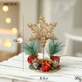 thumbnail image 1 of Candelabros de metal navideños, adornos para mesas de ventana, adornos navideños, 1 of 6