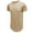 Khaki, variant on Men's Top Spring and Summer Casual Shirt Hiphop Cotton O Neck Short Sleeve T Shirt,M