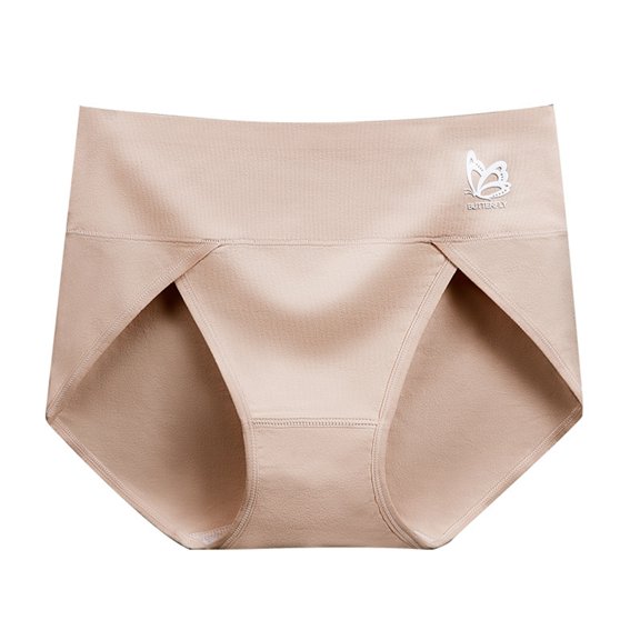 3 Pack Underwear for Women High Waist Butt Lifting Lace Trim Panties,B,L