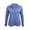 Ceil Blue, variant on ACTIVE UNIFORMS Women's Ultra Soft Stretch Zip Up Scrub Jacket (Black, X-Small)