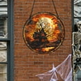 thumbnail image 1 of Acrylic Hanging Sign Hallowen Luminous Skull Hanging Sign Decoration, 1 of 9