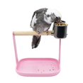 thumbnail image 2 of Style2 Soporte de entrenamiento para pájaros, soporte para loros, soporte de juego para loros, soporte de mesa para percha para pájaros, 2 of 4