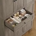 thumbnail image 4 of Homfa Kitchen Pantry Storage Cabinet, 68" Food Pantry Cabinet with Drawer and Door Shelf, 6 Door Freestanding Cupboard Buffet for Dining Room, Wash Gray, 4 of 7