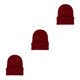 thumbnail image 1 of Qarigey Beanie Hat Gorras de punto Skullcap Headgear Accesorios para el cabello Jujube Red Type1 NO1, 1 of 6