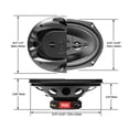 thumbnail image 4 of BOSS Audio Systems CH6940B Chaos Exxtreme Series 6 x 9 Pulgadas Altavoces para Puerta de Coche – 500 vatios máximo (por par), coaxial, 4 vías, Rango Completo, 4 ohmios, se Venden en Pares, Bocinas, 4 of 5