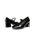 thumbnail image 3 of BURUDANI Women's Pumps Square Toe Mary Jane Shoes Chunky Black Heels Casual Dressy, 3 of 5