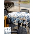 thumbnail image 5 of Outdoor Tablecloth with Umbrella Hole for Patio/Picnic/Party/Camping, Blue Jellyfish Coastal Waterproof Table Cloth Square Cover Washable, Beach Starfish Nautical Coral Shell (54"x 54"), 5 of 8