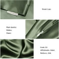 thumbnail image 5 of DISANGNI 100% Natural Mulberry Silk Pillow case for Hair and Skin with Hidden Zipper 22 Momme Both Sides Real Silk Pillow Case (1 pc Standard Size 20"x26", Green), 5 of 8