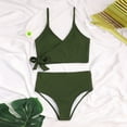 thumbnail image 4 of Women Swimsuit Bikini Set Swimsuit Two Piece Filled Soild Swimwear Beachwear, 4 of 6