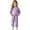 Purple, variant on NordicNest Girls Two Piece Set Casual Fall Outfit with Pocket Kids Plain Color Fashion Sports Outfits Warm Clothes Light Blue,6-7