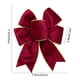 thumbnail image 3 of Juego de 5 Lazos Navideños de Terciopelo | Decoraciones de Tela para Envolver Regalos En Rojo, Azul, Amarillo y Beige | Adornos para Árbol de 17 X 21 Cm | Decoración para Fiestas | Cajas de Regalo, G, 3 of 6