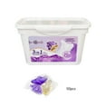 thumbnail image 2 of Laundry Pods 50 Count with Lavender Scent, 3-in-1 Concentrated Laundry Detergent Pods for Stain and Grease Removal, Color Protecting Formula for Efficient Wash and Long Lasting Freshness, 2 of 7
