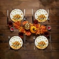 thumbnail image 5 of Linnome Fall Party Supplies Thanksgiving Paper Plates Paper Plates, Napkins, Pumpkin, Autumn, Maple Leaf Pattern for Thanksgiving Harvest Party Decorations, 5 of 6