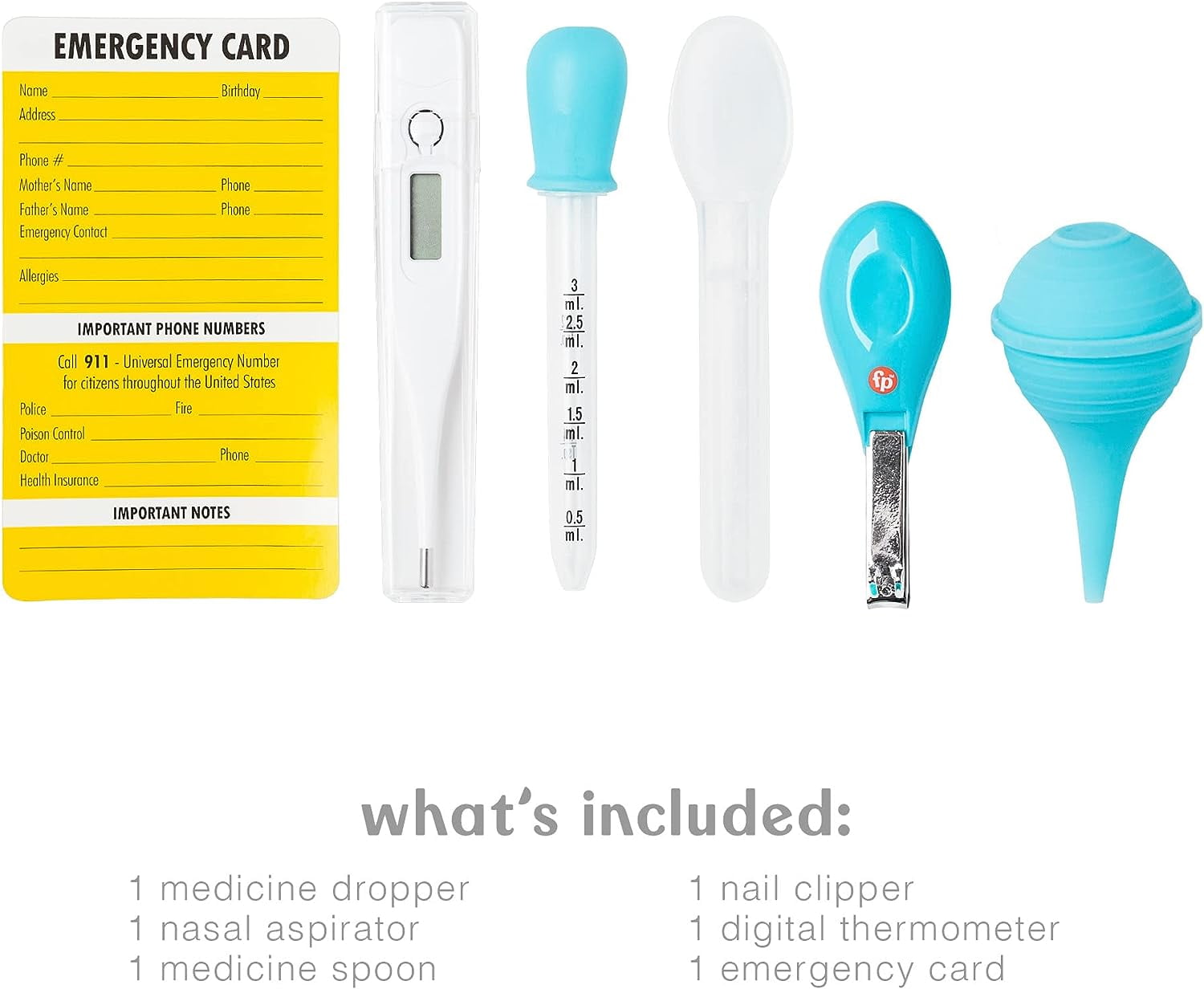 Fisher-Price 6-Piece Baby Healthcare Kit
