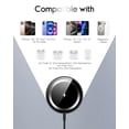 thumbnail image 3 of Para cargador Magsafe, cargador inalámbrico magnético hecho para iPhone 16/16 Pro/16 Pro Max/16 Plus/15/14/13/12 Series, 15W Max Fast Mag Safe Charging Pad para AirPods Pro 3 2 (negro), 3 of 5