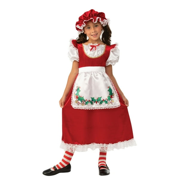 Halloween Mrs Santa Claus Child Costume Walmartcom