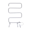 thumbnail image 4 of Electric Heated Towel Rack Warmer S Type Carbon Steel Bars Drying Rack Bathroom, 4 of 11