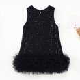 thumbnail image 3 of Toddler Girls Sparkly Dress Sleeveless A Line Birthday Party Dresses with Layered Tulle Wedding Gown, 3 of 6