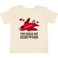 thumbnail image 3 of Inktastic Valentines Day Airplane Hearts Boys or Girls Baby T-Shirt, 3 of 5