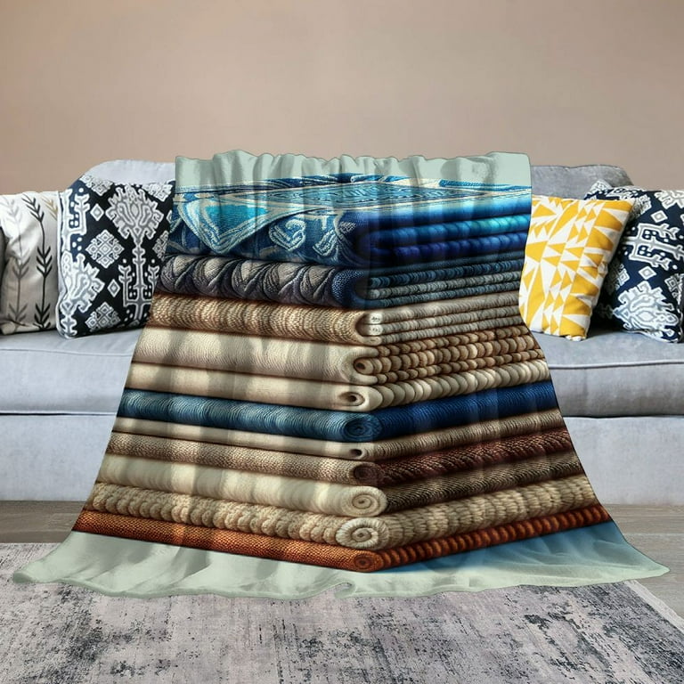 EastSmooth Mexican Blanket Authentic Handwoven Serape Picnic Blanket 70 x50 for Outdoor Restorative Yoga Beach and Grass Resting Large Thick Cotton Throw with Baja Falsa Design Baja Beach Walmart