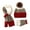 Red, variant on Kids Knit Three Piece Set - Age 8-15 Thick Plush Scarf Gloves Hat, Warm Stocking Stuffers, Winter Christmas Gifts For Girls Boys Christmas Gifts for Teens