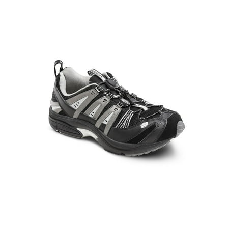 

Dr. Comfort Performance Men s Athletic Shoe - Black/Grey