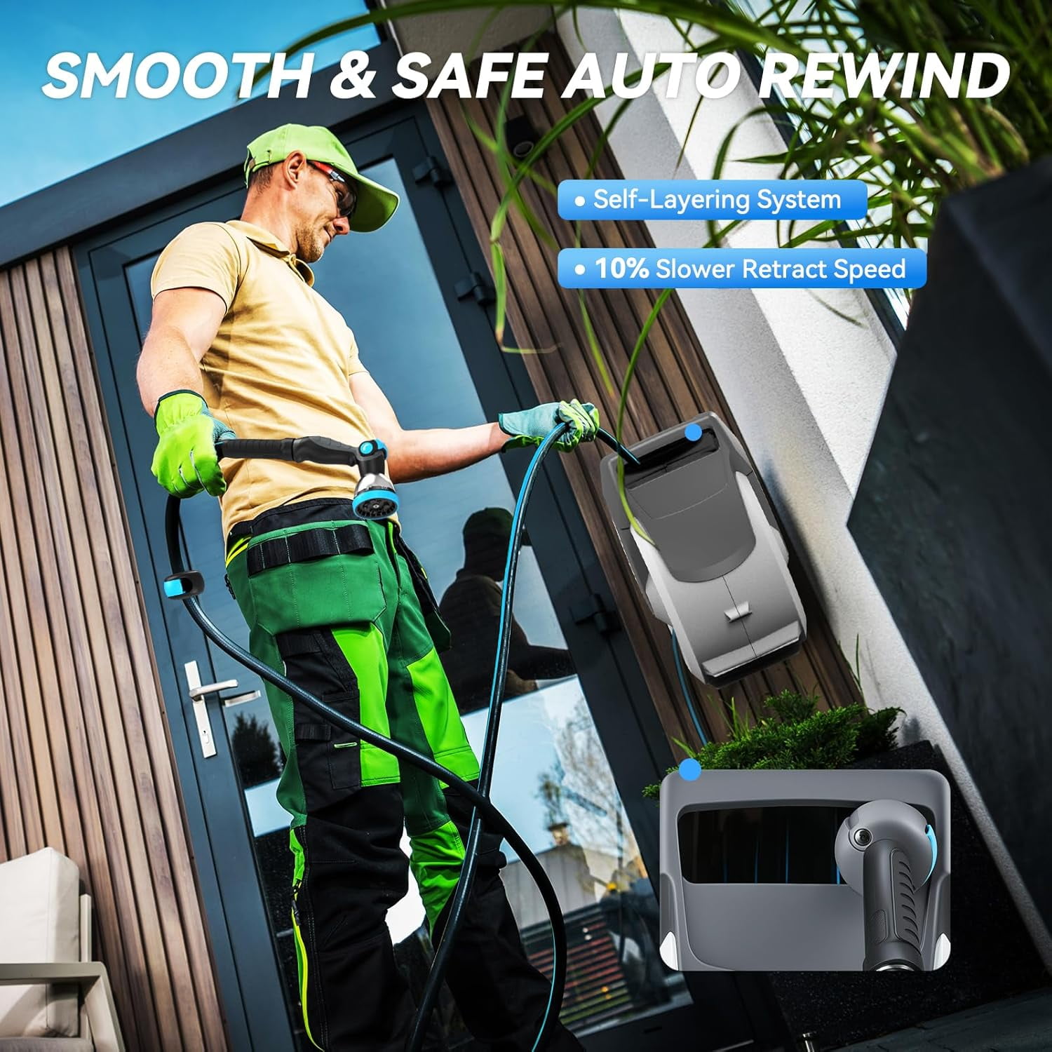 Relhost Garden Hose Reel - Thumbnail 5