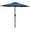 Blue, variant on Simple Deluxe 7.5ft Patio Umbrella Outdoor Table Market Yard Umbrella with Push Button Tilt and Crank Lift, 6 Heavy-Duty Ribs for Patio, Garden and Deck Use, Green