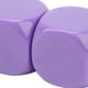thumbnail image 4 of M Buder Juego de 6 Dados Grandes de Plástico con Esquinas Redondeadas, 3 cm / 1.2 inches, Morado, 4 of 9