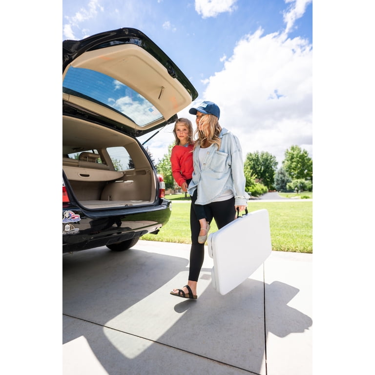 Stansport Compact Kids Picnic Table, White Foldable photo 3