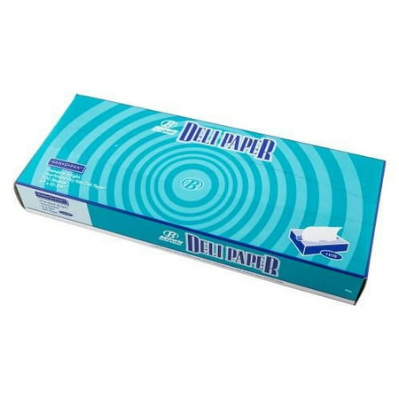 Brown Paper Goods – 75662 – Wax Deli Paper 15×10.75;12pks – 500 Ea