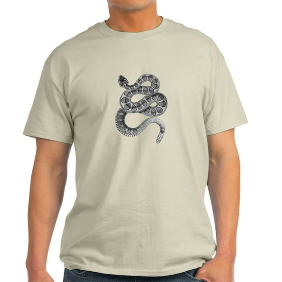 CafePress - Rattlesnake Light T Shirt - Men's Classic Graphic T-Shirt