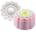 thumbnail image 5 of Vxdvou Circular Flower Molds Set, 6-Piece Flower-Shaped Plunger Molds for Baking & Cake Decoration, High-Quality Kitchen Tools for DIY Desserts, Perfect for Home Bakers & Cake Lovers, 5 of 9