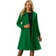 thumbnail image 1 of Abrigo Vintage de Invierno para Mujer Abrigo Largo con Doble Botonadura Verde L, 1 of 5